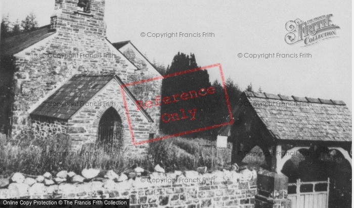 Photo of Gwernogle, The Church And Lychgate c.1955