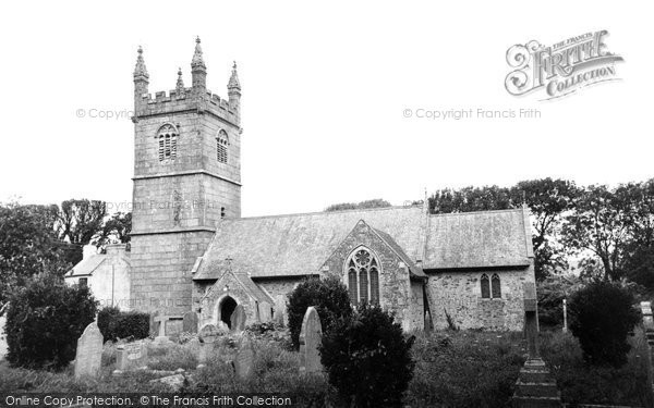 Photo of Gwithian, St Gothian's Church c.1955