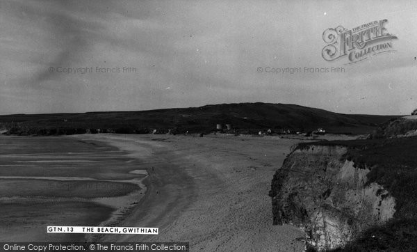 Photo of Gwithian, The Beach c.1955