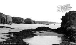 The Beach From The Sheep Pool c.1955, Gwithian