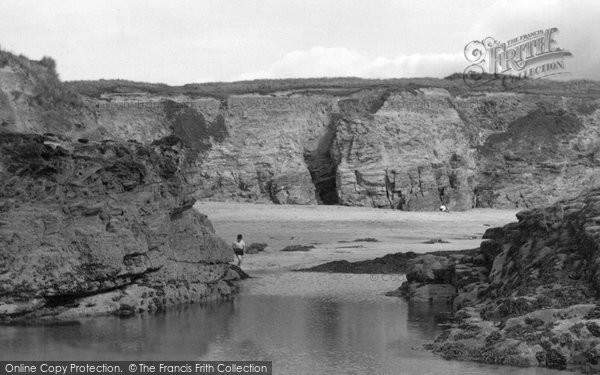 Photo of Gwithian, The Sheep Pool c.1955