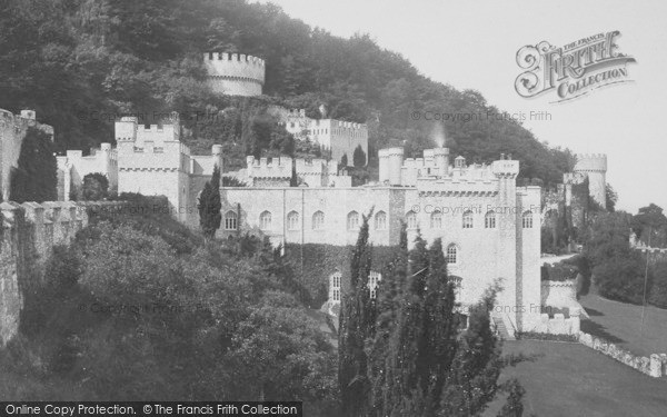 Photo of Gwrych Castle, 1890