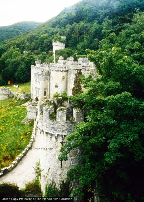 Photo of Gwrych Castle, 1985