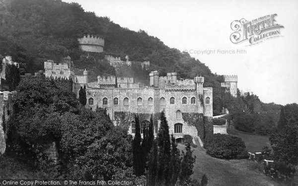 Photo of Gwrych Castle, c.1873