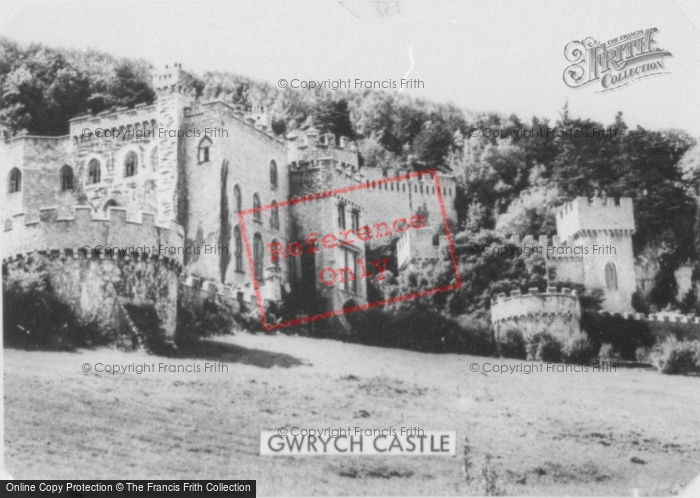 Photo of Gwrych Castle, c.1965