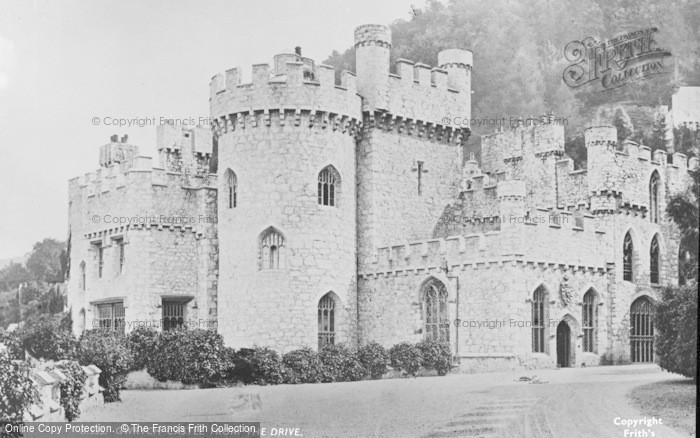 Photo of Gwrych Castle, From The Drive c.1890