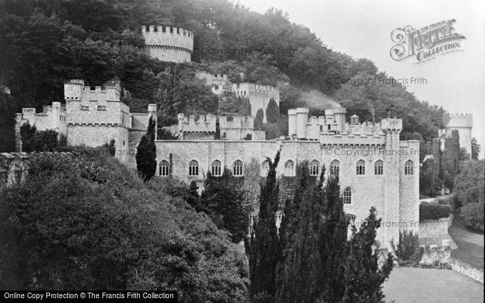 Photo of Gwrych Castle, From The East c.1875