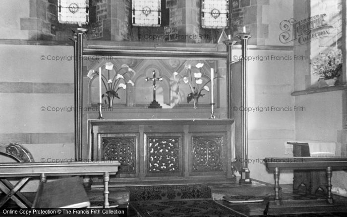 Photo of Habrough, Church, The Altar c.1955