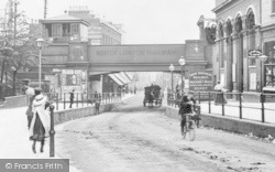 Homerton Station And Railway Bridge c.1900, Hackney