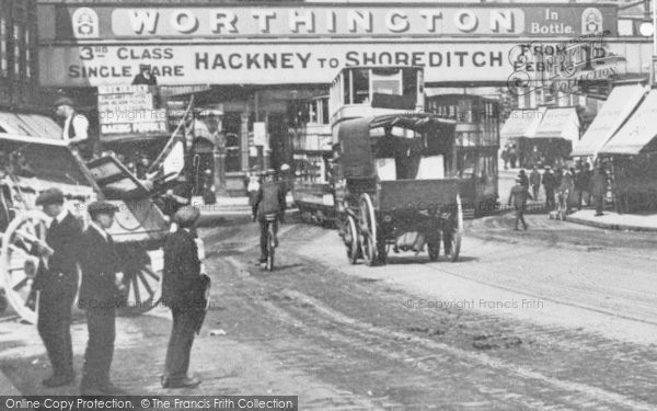 Photo of Hackney, Mare Street, The Railway Bridge c.1910