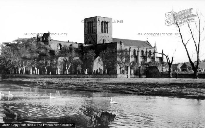 Photo of Haddington, Abbey Church c.1935