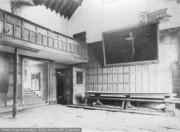 Photo of Haddon Hall, Banqueting Hall c.1900