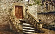 Dorothy Vernon's Steps c.1905, Haddon Hall