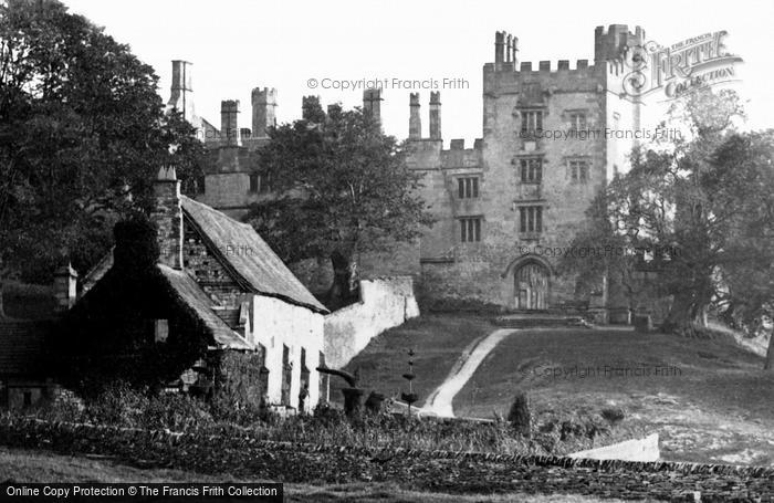 Photo of Haddon Hall, From Above The Bridge c.1862