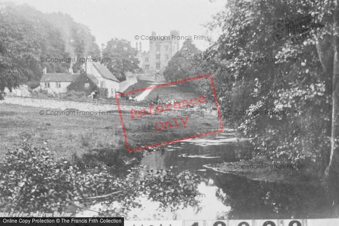Photo of Haddon Hall, From The River 1886