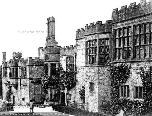 Photo of Haddon Hall, Garden Front c.1860