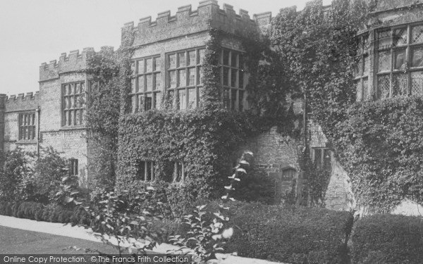 Photo of Haddon Hall, Garden Front, From Terrace Steps c.1884