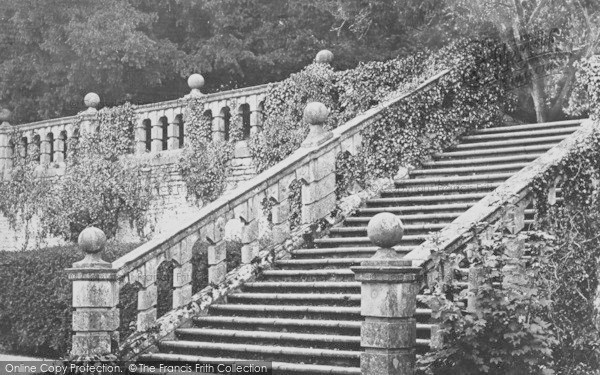 Photo of Haddon Hall, Terrace Steps c.1862