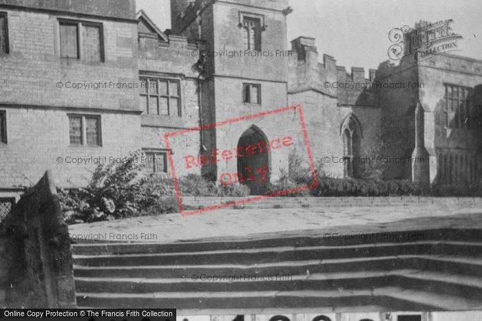 Photo of Haddon Hall, The Courtyard 1886