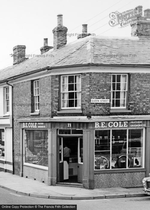 Photo of Hadleigh, 'b E Cole' Greengrocer c.1965