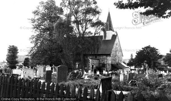 Photo of Hadleigh, Church Of St James The Less c.1960