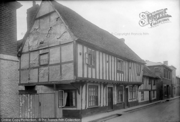 Photo of Hadleigh, Old Houses In George Street 1922