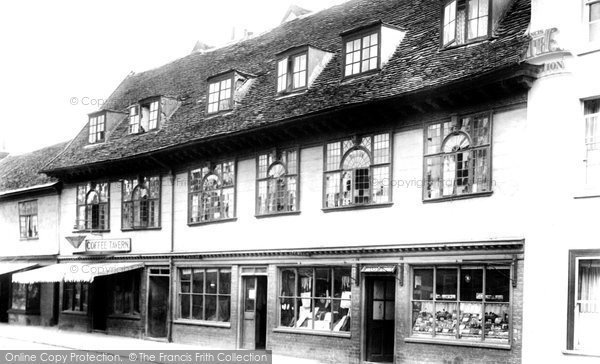 Photo of Hadleigh, Old Houses In High Street 1922
