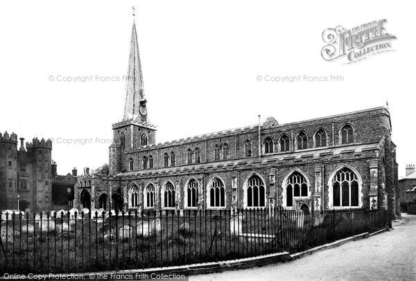 Photo of Hadleigh, St Mary's Church 1922