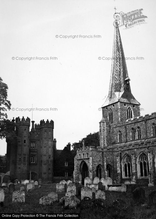 Photo of Hadleigh, St Mary's Church And Deanery Tower 1950