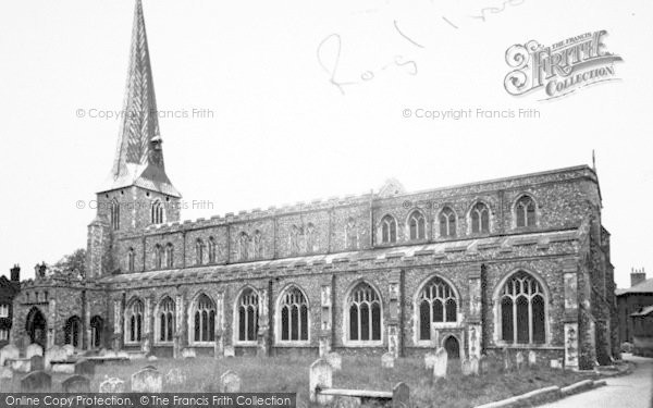 Photo of Hadleigh, St Mary's Church c.1955