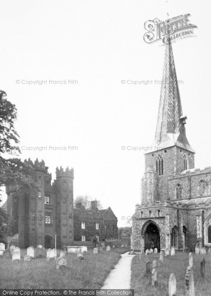 Photo of Hadleigh, The Church And Deanery c.1955