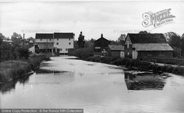 Photo of Hadleigh, The River Brett And Mill c.1955