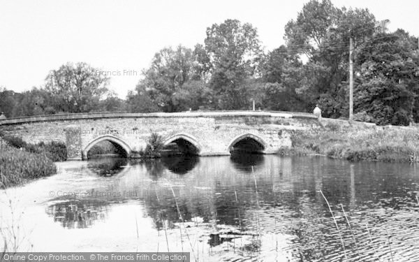 Photo of Hadleigh, Toppesfield Bridge c.1955