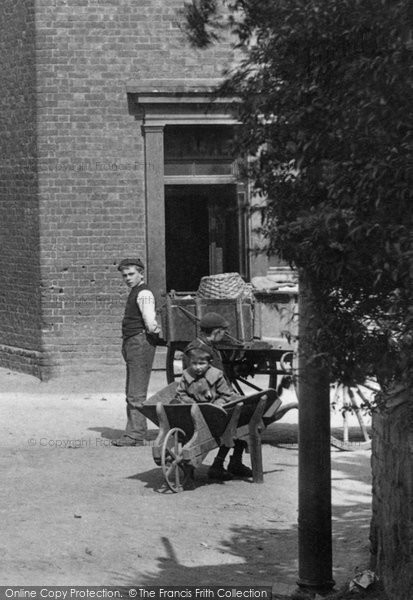 Photo of Hadley, Children In The Village 1901