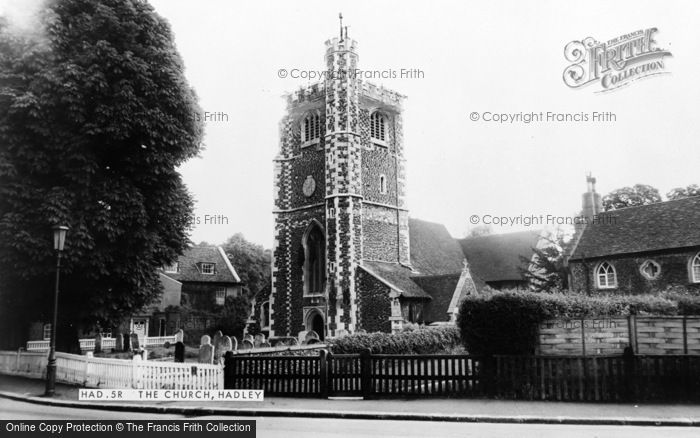 Photo of Hadley, Church Of St Mary The Virgin c.1965