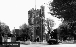 Monken Hadley Church c.1955, Hadley