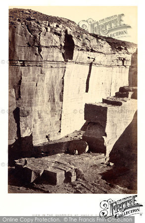 Photo of Hager Silsilis, View In The Quarries 1860