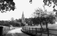 Hagley Hall Drive c.1960, Hagley