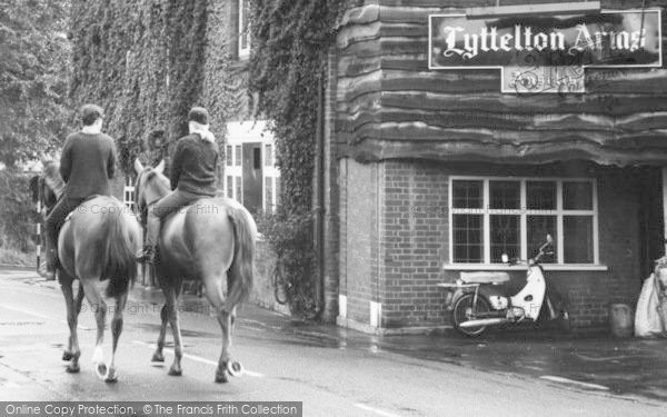 Photo of Hagley, Park Road, Horse Riders And Lyttelton Arms c.1965