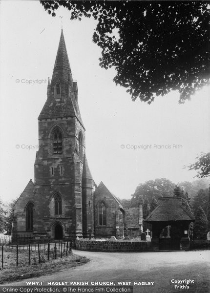 Photo of Hagley, St John The Baptist Church c.1950