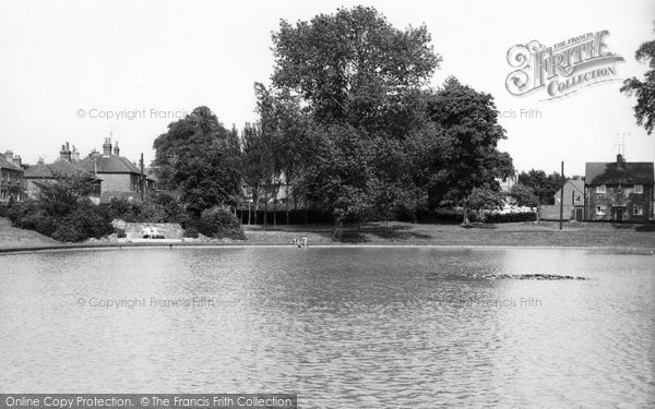Photo of Hailsham, Bell Banks Road, The Pond c.1955