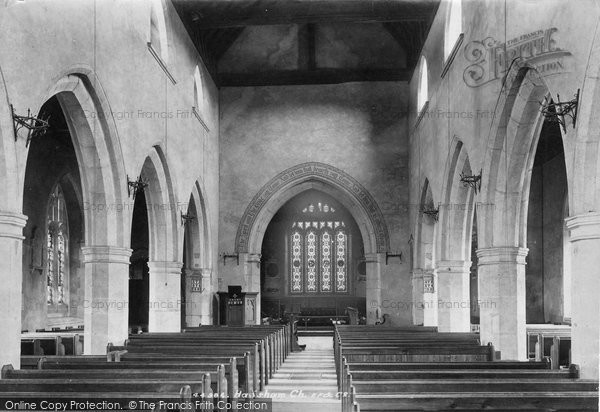 Photo of Hailsham, Church Interior 1900