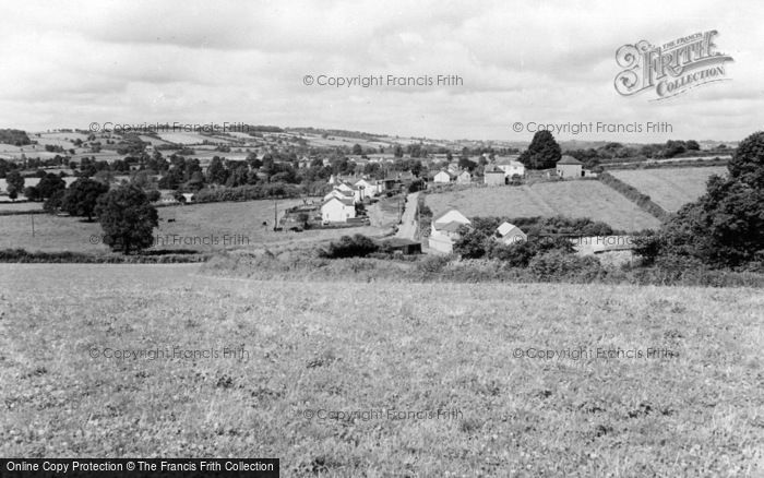 Photo of Halberton, The Village From Rock Hill c.1960