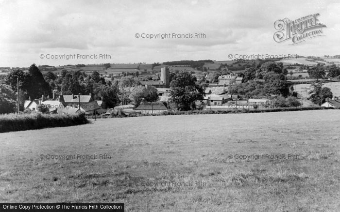 Photo of Halberton, Village From Greenway Hill c.1960