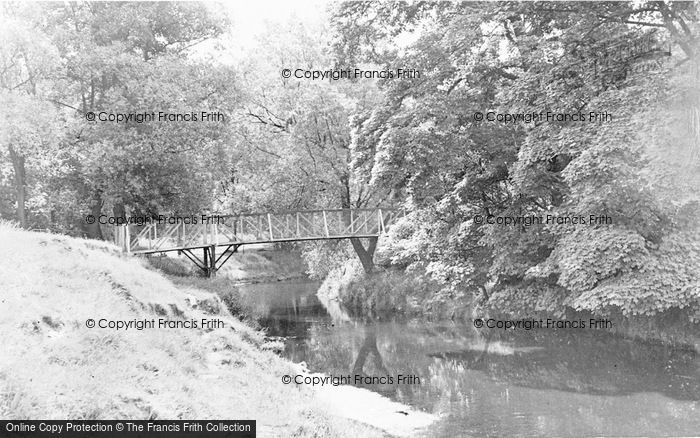 Photo of Hale, The River Bollin c.1955