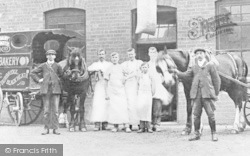 Staff At The Co-Operative Model Bakery c.1910, Halesowen