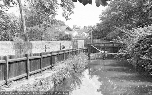 Photo of Halesworth, Quay River c.1955
