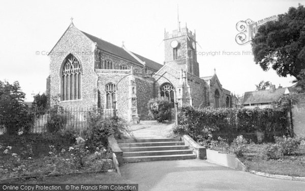 Photo of Halesworth, The Church c.1955
