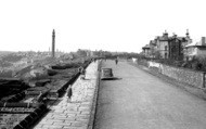 Albert Promenade And Wainhouse Tower c.1955, Halifax