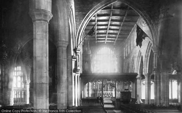 Photo of Halifax, Parish Church Interior 1888